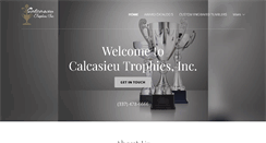 Desktop Screenshot of calcasieutrophies.com