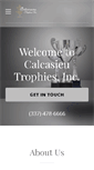 Mobile Screenshot of calcasieutrophies.com
